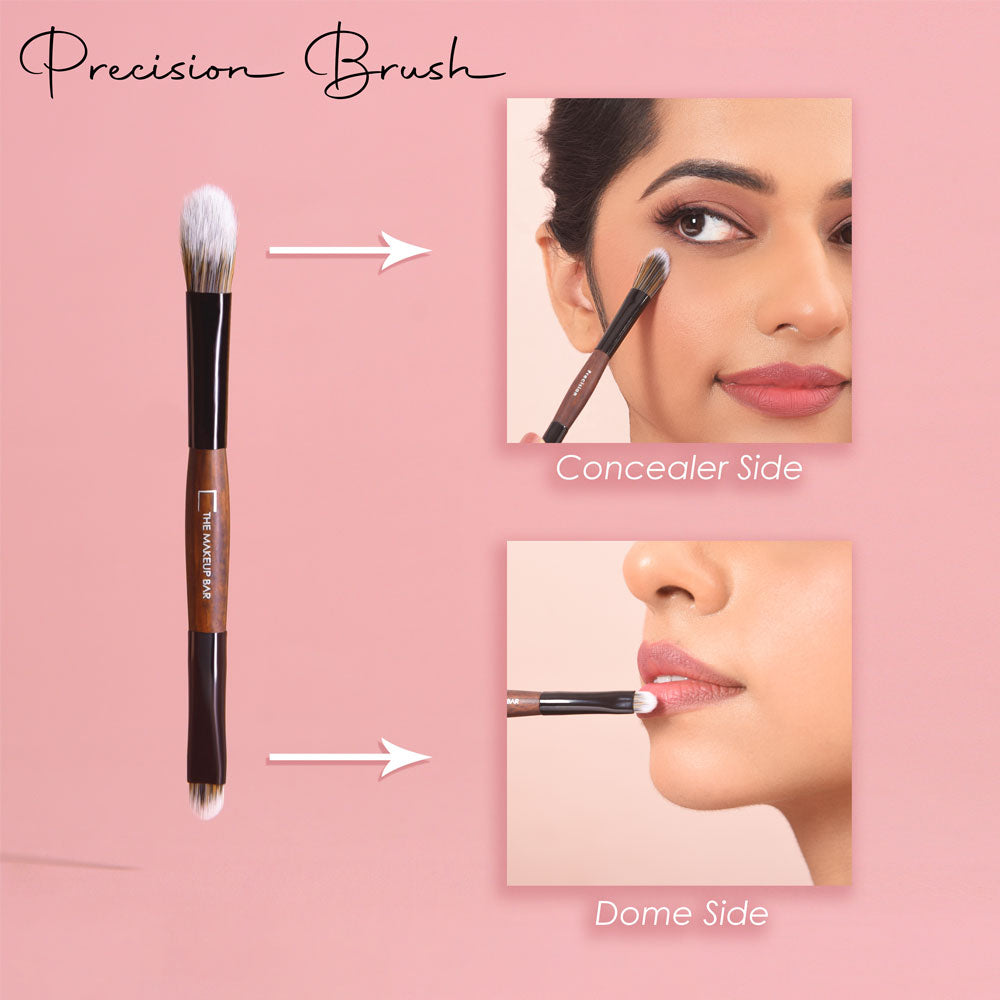 Real Techniques Everyday Essentials + Sponge Kit, Makeup Brushes & Makeup Blending Sponge Set, For Foundation, Blush, Bronzer, Eyeshadow, & Powder, Vegan Synthetic Bristles, 5 Piece Set