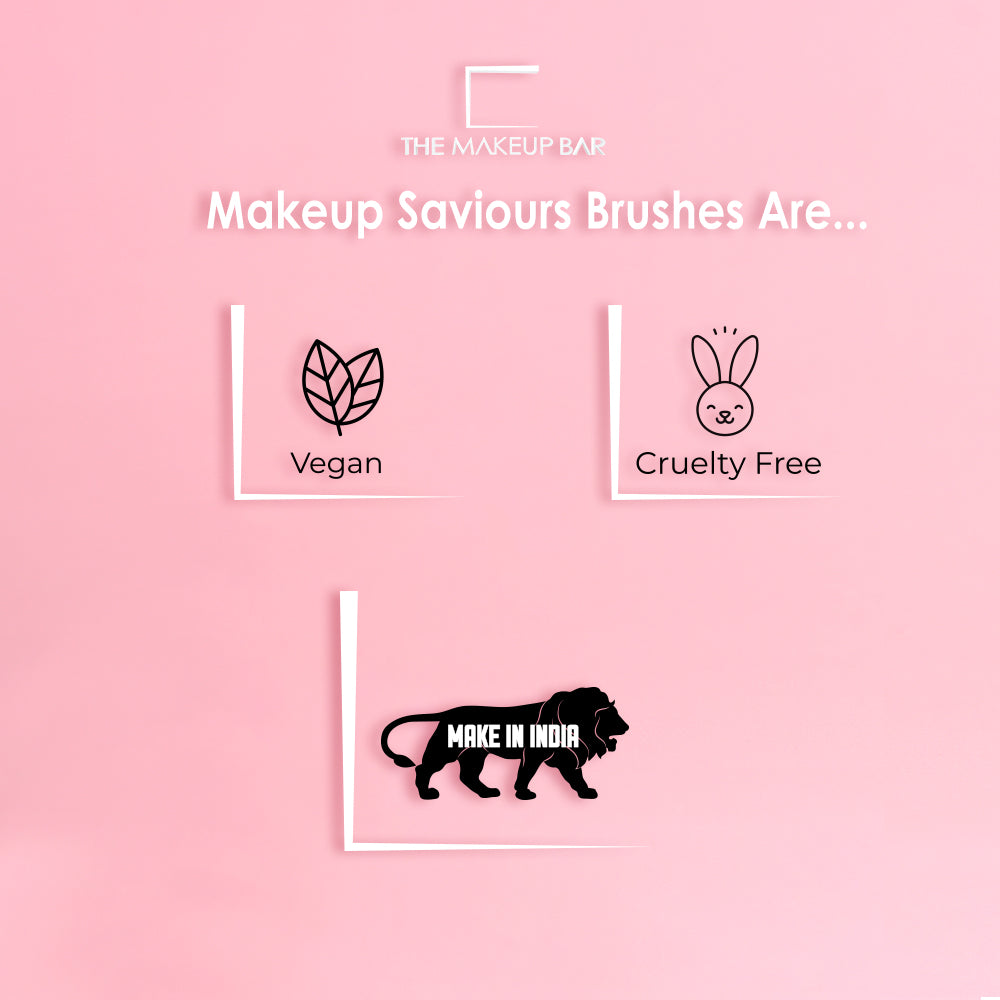 Real Techniques Everyday Essentials + Sponge Kit, Makeup Brushes & Makeup Blending Sponge Set, For Foundation, Blush, Bronzer, Eyeshadow, & Powder, Vegan Synthetic Bristles, 5 Piece Set